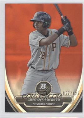 2013 Bowman Platinum - National Convention - Orange #NC26 - Gregory Polanco /125