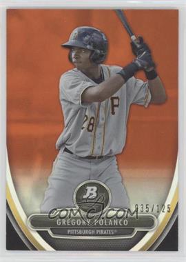 2013 Bowman Platinum - National Convention - Orange #NC26 - Gregory Polanco /125