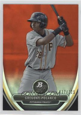 2013 Bowman Platinum - National Convention - Orange #NC26 - Gregory Polanco /125