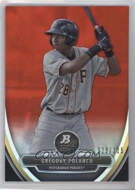 2013 Bowman Platinum - National Convention - Orange #NC26 - Gregory Polanco /125