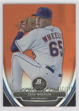 2013 Bowman Platinum - National Convention - Orange #NC5 - Zack Wheeler /125