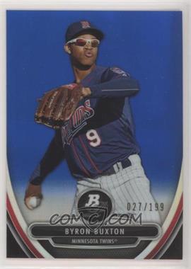 2013 Bowman Platinum - Prospects - Chrome Blue Refractor #BPCP19 - Byron Buxton /199