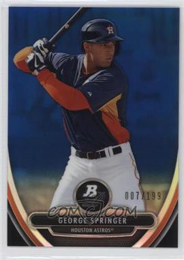 2013 Bowman Platinum - Prospects - Chrome Blue Refractor #BPCP38 - George Springer /199