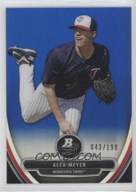 2013 Bowman Platinum - Prospects - Chrome Blue Refractor #BPCP51 - Alex Meyer /199