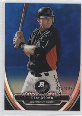 2013 Bowman Platinum - Prospects - Chrome Blue Refractor #BPCP78 - Gary Brown /199