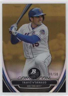 2013 Bowman Platinum - Prospects - Chrome Gold Refractor #BPCP2 - Travis d'Arnaud /50