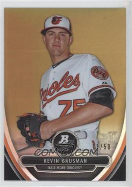 2013 Bowman Platinum - Prospects - Chrome Gold Refractor #BPCP30 - Kevin Gausman /50