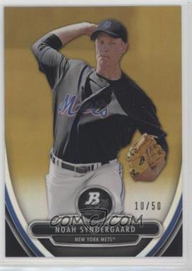 2013 Bowman Platinum - Prospects - Chrome Gold Refractor #BPCP35 - Noah Syndergaard /50