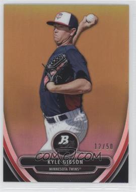 2013 Bowman Platinum - Prospects - Chrome Gold Refractor #BPCP62 - Kyle Gibson /50