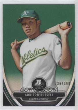 2013 Bowman Platinum - Prospects - Chrome Green Refractor #BPCP33 - Addison Russell /399