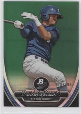 2013 Bowman Platinum - Prospects - Chrome Green Refractor #BPCP37 - Mason Williams /399