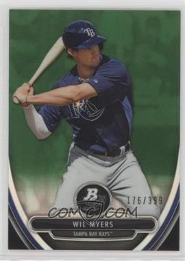 2013 Bowman Platinum - Prospects - Chrome Green Refractor #BPCP6 - Wil Myers /399
