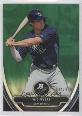 2013 Bowman Platinum - Prospects - Chrome Green Refractor #BPCP6 - Wil Myers /399