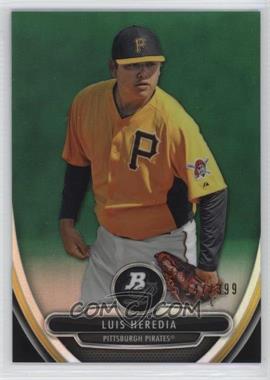 2013 Bowman Platinum - Prospects - Chrome Green Refractor #BPCP72 - Luis Heredia /399