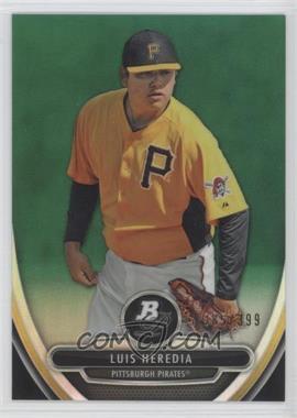 2013 Bowman Platinum - Prospects - Chrome Green Refractor #BPCP72 - Luis Heredia /399