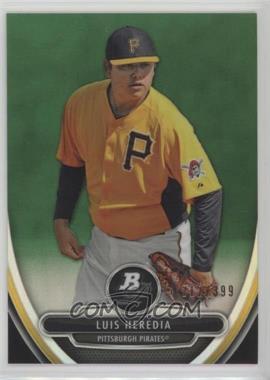 2013 Bowman Platinum - Prospects - Chrome Green Refractor #BPCP72 - Luis Heredia /399