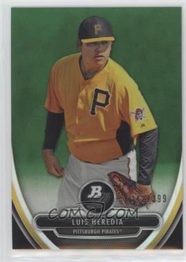 2013 Bowman Platinum - Prospects - Chrome Green Refractor #BPCP72 - Luis Heredia /399