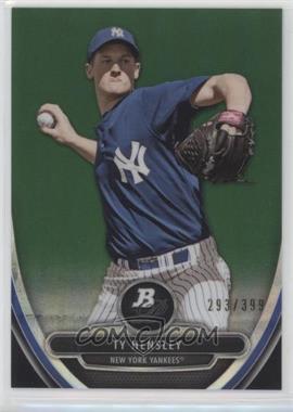 2013 Bowman Platinum - Prospects - Chrome Green Refractor #BPCP94 - Ty Hensley /399