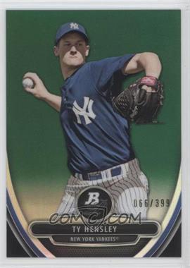 2013 Bowman Platinum - Prospects - Chrome Green Refractor #BPCP94 - Ty Hensley /399