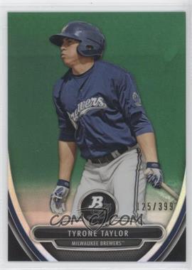 2013 Bowman Platinum - Prospects - Chrome Green Refractor #BPCP96 - Tyrone Taylor /399