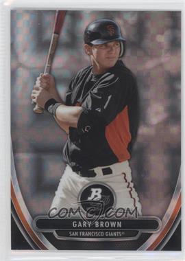 2013 Bowman Platinum - Prospects - Chrome X-Fractor #BPCP78 - Gary Brown