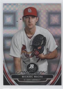 2013 Bowman Platinum - Prospects - Chrome X-Fractor #BPCP91 - Michael Wacha