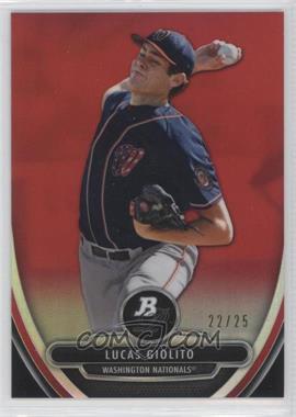 2013 Bowman Platinum - Prospects - Red Refractor #BPCP74 - Lucas Giolito /25