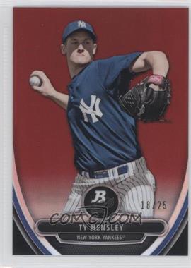 2013 Bowman Platinum - Prospects - Red Refractor #BPCP94 - Ty Hensley /25