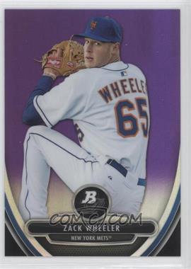 2013 Bowman Platinum - Prospects - Retail Chrome Purple Refractor #BPCP5 - Zack Wheeler