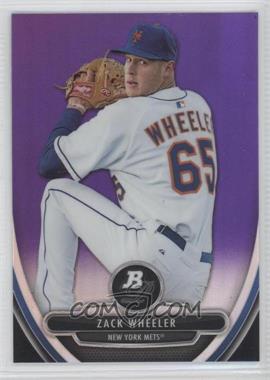 2013 Bowman Platinum - Prospects - Retail Chrome Purple Refractor #BPCP5 - Zack Wheeler