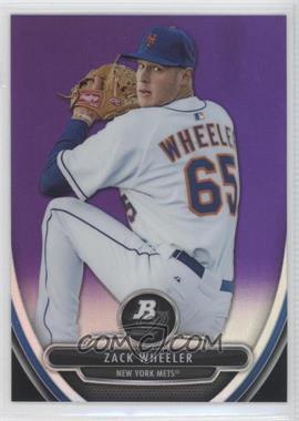 2013 Bowman Platinum - Prospects - Retail Chrome Purple Refractor #BPCP5 - Zack Wheeler