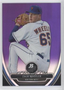 2013 Bowman Platinum - Prospects - Retail Chrome Purple Refractor #BPCP5 - Zack Wheeler