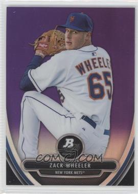 2013 Bowman Platinum - Prospects - Retail Chrome Purple Refractor #BPCP5 - Zack Wheeler