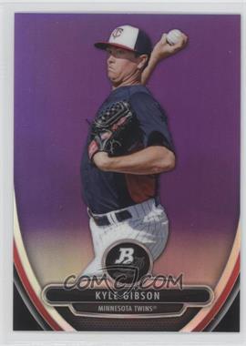 2013 Bowman Platinum - Prospects - Retail Chrome Purple Refractor #BPCP62 - Kyle Gibson