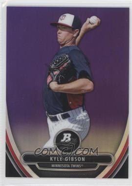 2013 Bowman Platinum - Prospects - Retail Chrome Purple Refractor #BPCP62 - Kyle Gibson