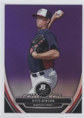 2013 Bowman Platinum - Prospects - Retail Chrome Purple Refractor #BPCP62 - Kyle Gibson