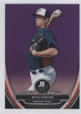 2013 Bowman Platinum - Prospects - Retail Chrome Purple Refractor #BPCP62 - Kyle Gibson