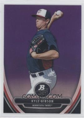 2013 Bowman Platinum - Prospects - Retail Chrome Purple Refractor #BPCP62 - Kyle Gibson