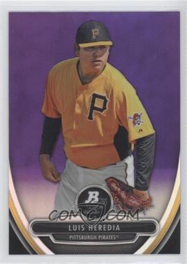 2013 Bowman Platinum - Prospects - Retail Chrome Purple Refractor #BPCP72 - Luis Heredia