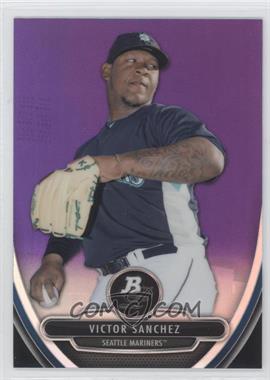 2013 Bowman Platinum - Prospects - Retail Chrome Purple Refractor #BPCP81 - Victor Sanchez