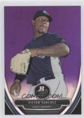 2013 Bowman Platinum - Prospects - Retail Chrome Purple Refractor #BPCP81 - Victor Sanchez