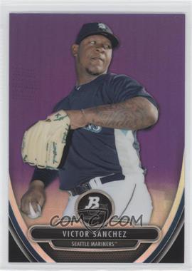 2013 Bowman Platinum - Prospects - Retail Chrome Purple Refractor #BPCP81 - Victor Sanchez