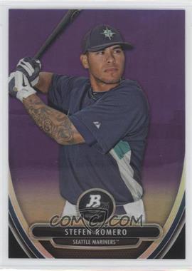 2013 Bowman Platinum - Prospects - Retail Chrome Purple Refractor #BPCP86 - Stefen Romero