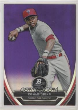 2013 Bowman Platinum - Prospects - Retail Chrome Purple Refractor #BPCP98 - Roman Quinn