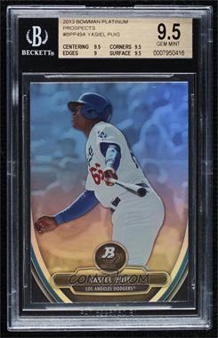 2013 Bowman Platinum - Prospects #BPP49 - Yasiel Puig [BGS 9.5 GEM MINT]