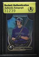 David Dahl [BAS Beckett Auth Sticker]