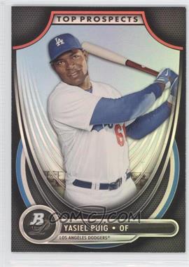 2013 Bowman Platinum - Top Prospects #TP-YP - Yasiel Puig