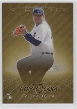 2013 Bowman Sterling - [Base] - Gold Refractor #22 - Bruce Rondon /50