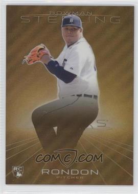 2013 Bowman Sterling - [Base] - Gold Refractor #22 - Bruce Rondon /50