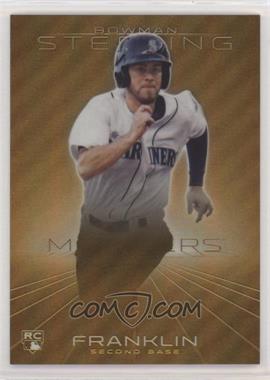 2013 Bowman Sterling - [Base] - Gold Refractor #31 - Nick Franklin /50